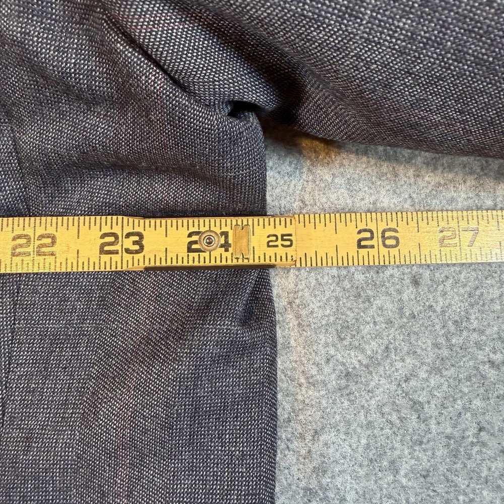 Brooks Brothers Suit Jacket Mens 46 Gray 346 Two Button Classic Fit Made In USA - Picture 7 of 10